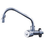 2996-TORNEIRA ABS CROMADA GIRATÓRIA BAIXA BRAÇO ALUMÍNIO C-40